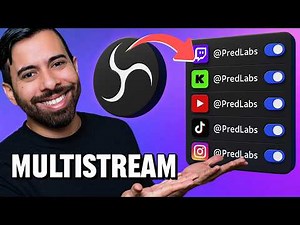 How to multistream for free using OBS. Complete Streamelements LIVE tutorial.
