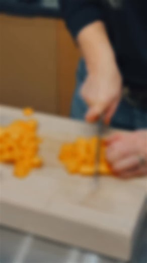 Welcome to 𝗧𝗵𝗲 𝗖𝗵𝗼𝗽 series where we teach you tips and tricks on 𝗵𝗼𝘄 𝘁𝗼 𝗰𝗵𝗼𝗽 𝘃𝗲𝗴𝗴𝗶𝗲𝘀! 👩‍🍳 - Today we are chopping butternut squash with Elizabeth, one of our Senior Food Box coordinators. Follow along to learn how to cut and dice a butternut squash! 🔪🧑‍🍳 #TheChop #pghfoodbank | Greater Pittsburgh Community Food Bank