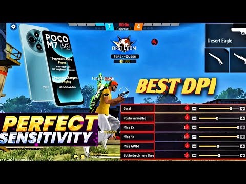 Poco m7 5g best headshot sensitivity after a new update ⚡||🔥poco m7 5g best DPI setting for headshot