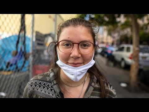 Young Homeless Girl on the Streets of San Francisco
