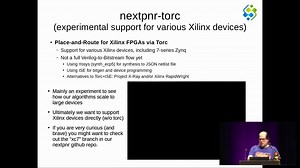 The nextpnr FOSS FPGA place-and-route tool