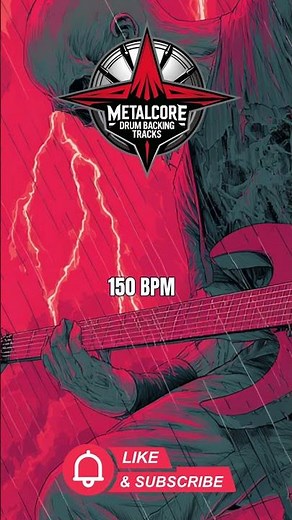 150 BPM Metalcore Drum Track – Punchy and Aggressive