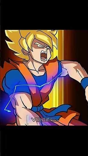 Chibi Goku Turns Super Saiyan to Protect Him! 😂🔥💀 #Goku #SuperSaiyan #DragonBall