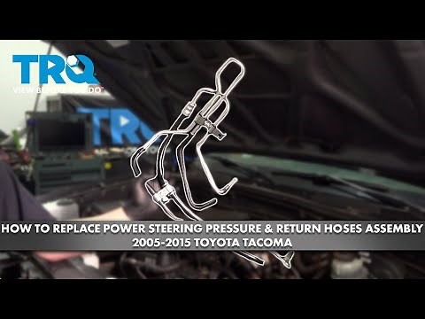 How to Replace Power Steering Pressure & Return Hoses Assembly 2005-2015 Toyota Tacoma