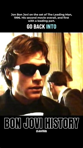Jon Bon Jovi on the Set of The Leading Man