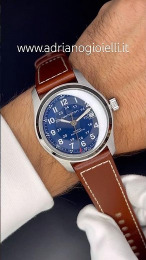 Hamilton Khaki Field 42MM H70605540 Auto #orologio #hamiltonwatch #adrianogioielli