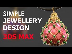 How To Make A Jewellery Item - 3ds max tutorial