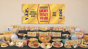 Knoebels has been awarded Best Food once again at Amusement Today's Golden Ticket Awards! 🥇 We are humbled and so thankful to all of the voters who chose us - this marks our 22nd Golden Ticket Award for Best Food! | Knoebels Amusement Resort