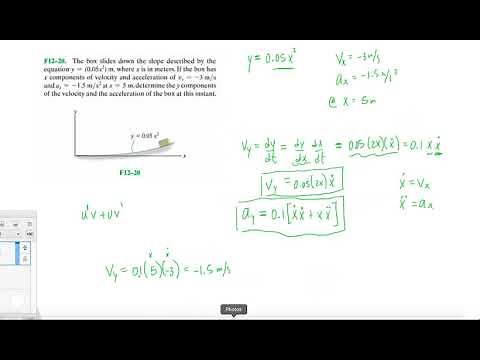 Problem F12-20 Dynamics Hibbeler 13th (Chapter 12)