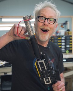 Don’t cross the streams! Join Adam Savage with #Ghostbusters: Frozen Empire’s new proton pack! Check out the full episode of Tested, on YouTube now. https://bit.ly/GBprotonpack | Ghostbusters