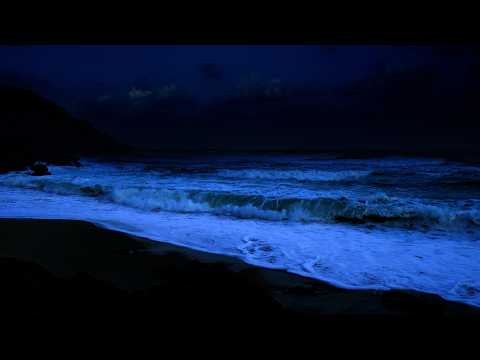 Ocean Sounds for Sleeping | 10 Hours of Waves Recorded on a Dark Beach at Night – No AI