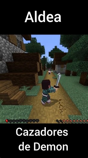 La aldea demon slayers #shorts #minecraft #demonslayer