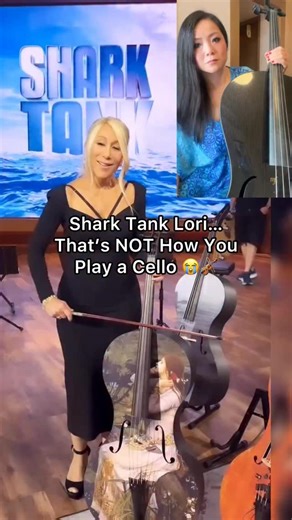 WENDY LAW on Instagram: "While I love seeing string instruments in the spotlight, we need to fix a few things, Lori @lorigreinershark , so you actually sound amazing 🎻💡 ✅ Step 1: Your endpin length matters. It should match your body. ✅ Step 2: Your cello should sit in the center of your chest. Not off to the side. ✅ Step 3: Your bow belongs between the fingerboard and the bridge. Not on the fingerboard. 👏 Huge congrats to @forte3dinstruments and @blockcello for bringing cello to Shark Tank. I