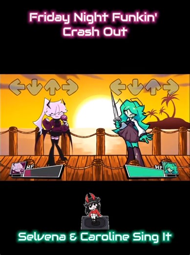 Friday Night Funkin' Crash Out Performance by Selvena & Caroline