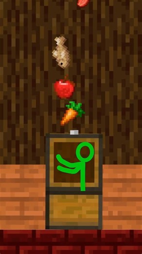“Mystery Box Explosion! Stickman Catches EVERYTHING 🍖🍎🐟” #stickman #minecraft #animation