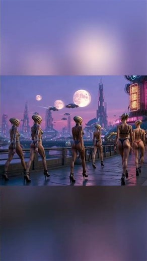 Alien Invasion or Futuristic Beach Party? You Decide! #shorts