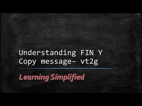 Understanding SWIFT FIN Y Copy message