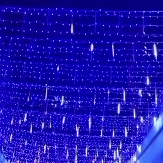 30/50cm Meteor Shower Rain 8 Tubes Led String Lights Waterproof Christmas Outdoor Patio Decoration Wedding Fairy Style