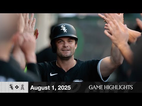 HIGHLIGHTS: Sox Launch 4 Homers in Win Over Angels (8.1.25)