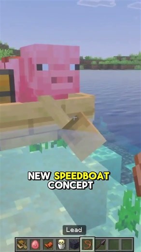 The NEW Minecraft SPEEDBOAT is Broken! 🚤 (Re-upload)