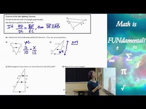 7.5 Geometry - The Side Splitting Theorem