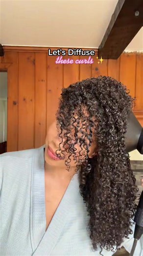 Dyson Diffuser for Long, Defined Curls: 3C Hair Tutorial