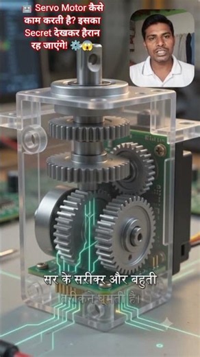 Servo Motor Morking principle Working Explained! 😱 #servomotorworking
