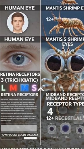 Mantis Shrimp की आँखें सबसे खतरनाक क्यों हैं? 😳 पूरा सच जान लो!#facts #animals #science