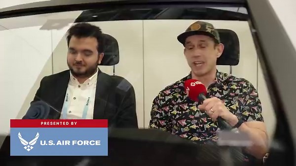 We're on the show floor at CES 2024 in Las Vegas checking the first-ever 3D AR HUD for cars from CY Vision. Their eye-tracking technology mixed with sensor tech in vehicles aims to revolutionize the vehicle HUD tech scene. | IGN