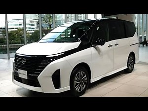 新型 NISSAN SERENA e-POWER V【NEW2023 ニッサン セレナ 春新発売】プリズムホワイト✕スーパーブラック2トーン（特別塗装色）