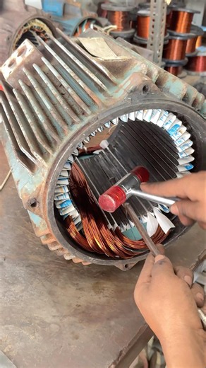 720 RPM double delta connection motor winding full video soon #shorts #electrical #summerofgoals