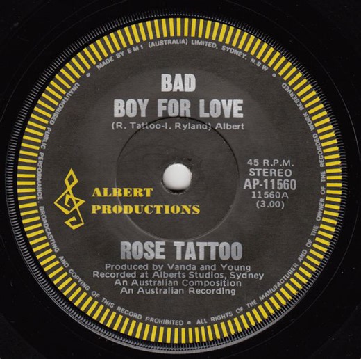 Rose Tattoo - Bad Boy For Love