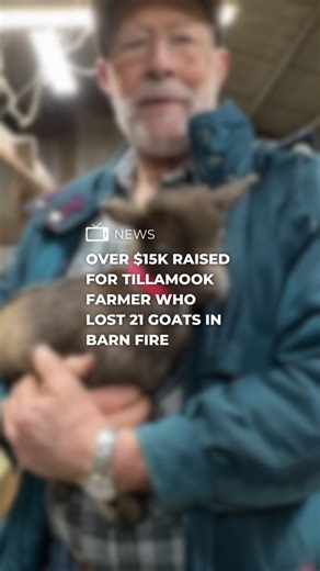 A devastating barn fire early Monday morning claimed the lives of 21 baby goats, dealing an emotional and financial blow to a longtime dairy-goat farmer. Find the full story on the FOX 12 app. | FOX 12 Oregon