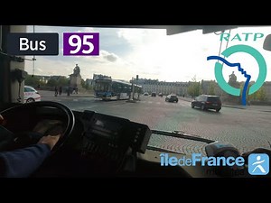 Bus 95 RATP | Paris Porte de Montmartre - Porte de Vanves Place Simard - 4K