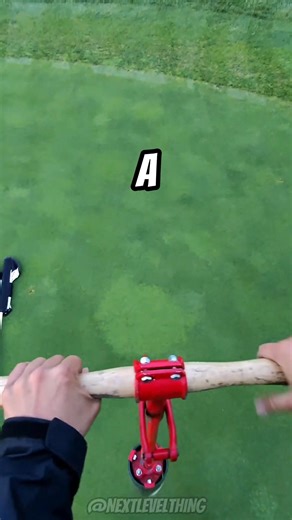 9.4K views · 14 reactions | Golf Maintenance Staff's Daily Routine Golf Course Groundskeeper is performing the Daily Pin Change. He uses rods to pinpoint the new location, a Hole Cutter to make a perfect new hole, and the turf plug to patch the old one. | Nextlevelthing | Facebook