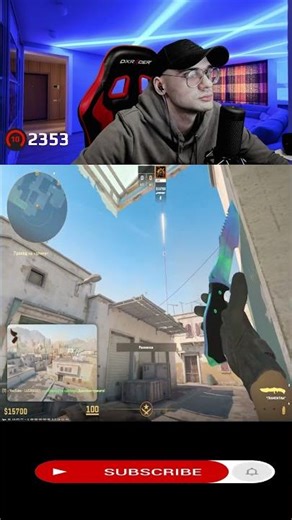 ZywOo smoke mid on dust2 #cs2 #counterstrike #кс2 #dust2 #smoke #gaming #shorts