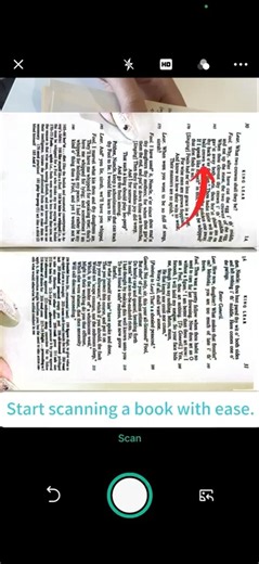 A book full of pages? Let’s make it digital. 📖#CamScanner #BookScanner #ScanToPDF #DocumentScanner
