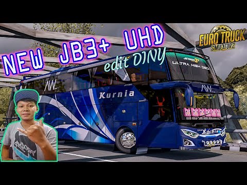Free Mod Bus Jb3+ Uhd by Diny - Work ETS2 v1.30 - v1.38 Indonesia