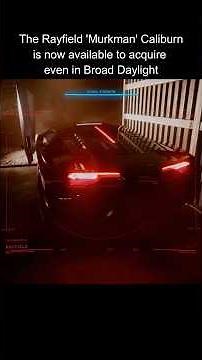 The Rayfield 'Murkman' Caliburn is now available to acquire even in Broad Daylight #cyberpunk2077