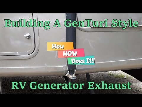 Howie Makes a Gen-Turi Style RV generator Exhaust