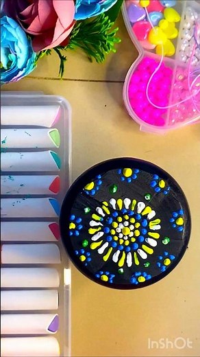 Easy Dot Mandala Art for Beginners | Relaxing Painting Tutorial