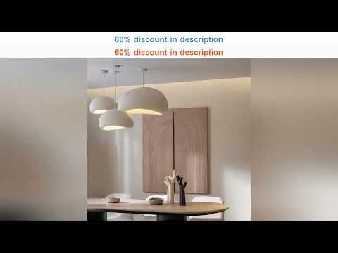A must-have product #Nordic Wabi Sabi Pendant Light Modern LED Ceiling Chandelier for Living Room