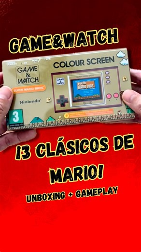 GAME&WATCH Mario | Nintendero a los 40 #gameandwatch #Nintendo #supermario #retrogames #mariobros