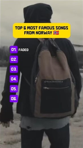 Top 6 most famous songs from Norway 🇳🇴