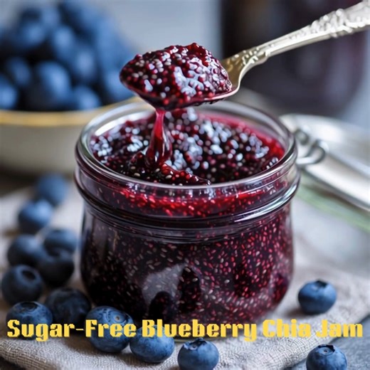 40K views · 546 reactions | Sugar-Free Blueberry Chia Seed Jam 𢡄 A...