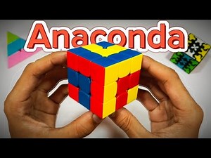 Anaconda Pattern on 3x3 Rubik's cube