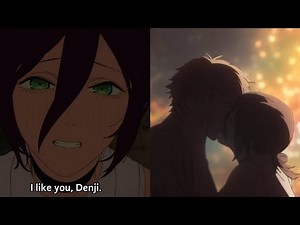 Reze Kisses Denji on Fireworks Festival | Chainsaw Man - The Movie: Reze Arc