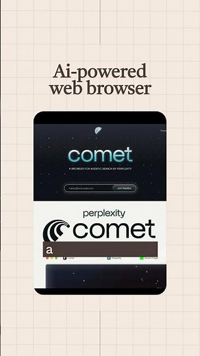 Perplexity launched AI-Powered Web Browser Comet
