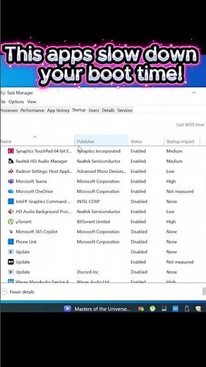 Windows booting slowly?(msconfig Fix) #windows #msconfig #startup #pcfix #slowpc #boot #shorts