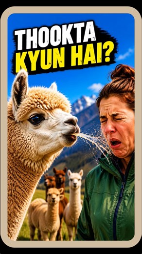 Alpaca Thookta Kyun Hai? 🤯 | Alpaca Ke Hairaan Kar Dene Wale Facts! #alpaca #animals #sheep
